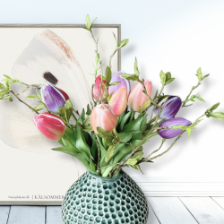 NATURTRO TULIPANER - LILLA/HVID (3 STK)