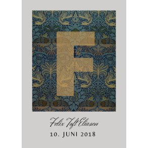 FELIX - WILLIAM MORRIS NAVNEPLAKAT 