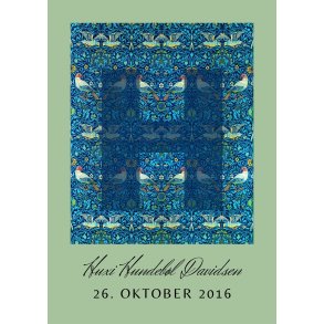 HUXI - WILLIAM MORRIS NAVNEPLAKAT 