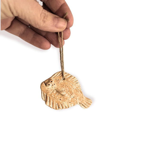 KERAMIKFISK - SANDGUL 