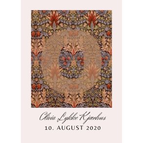 OLIVIA - WILLIAM MORRIS NAVNEPLAKAT 