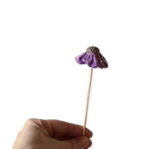 PURPURSOLHAT TIL POTTEPLANTE - LILLA