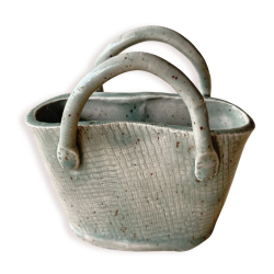 KERAMIKVASE - GRGRN STRANDTASKE